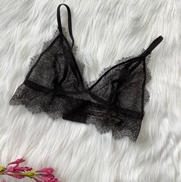 Black Lace Bralettes